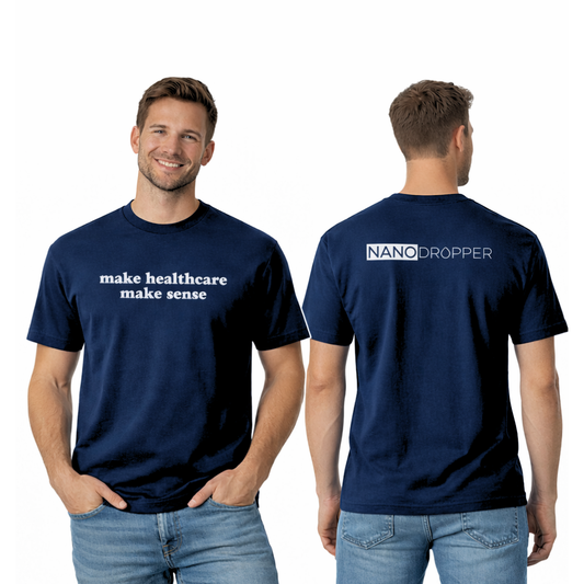 make healthcare make sense - limited drop tee