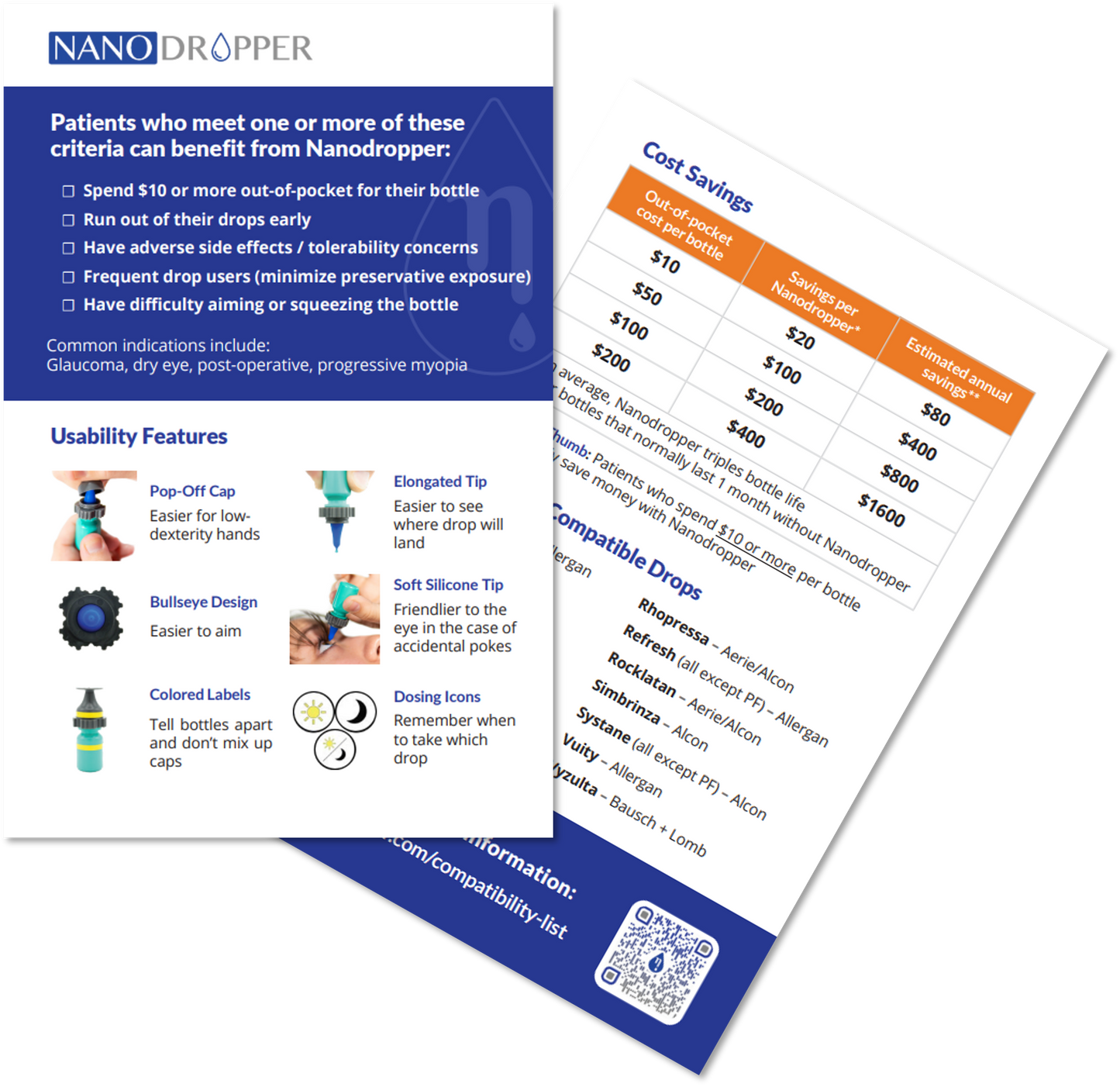 Nanodropper Adaptor Bulk - Size 15